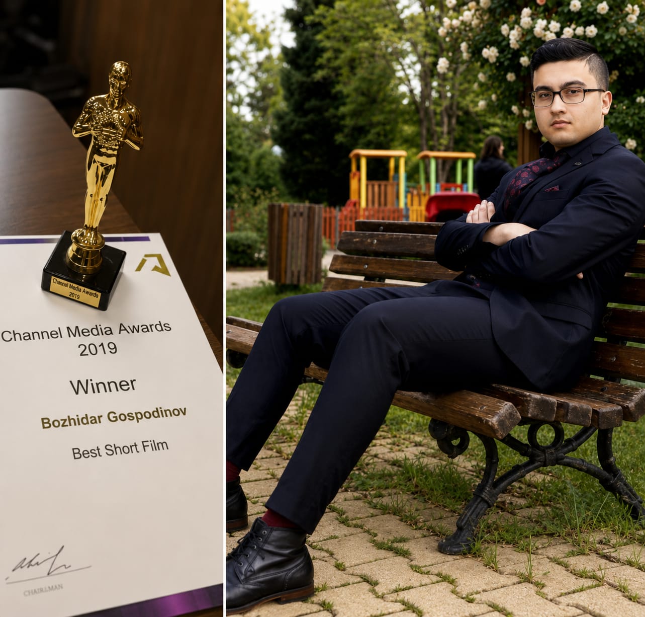 Bozhidar Gospodinov — Channel Media Awards 2019, Best Short Film winner